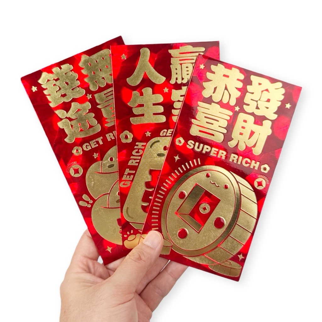 

W! Accessories Angpau Hongbao Panjang Gold Premium Imlek Ulang Tahun 71013600