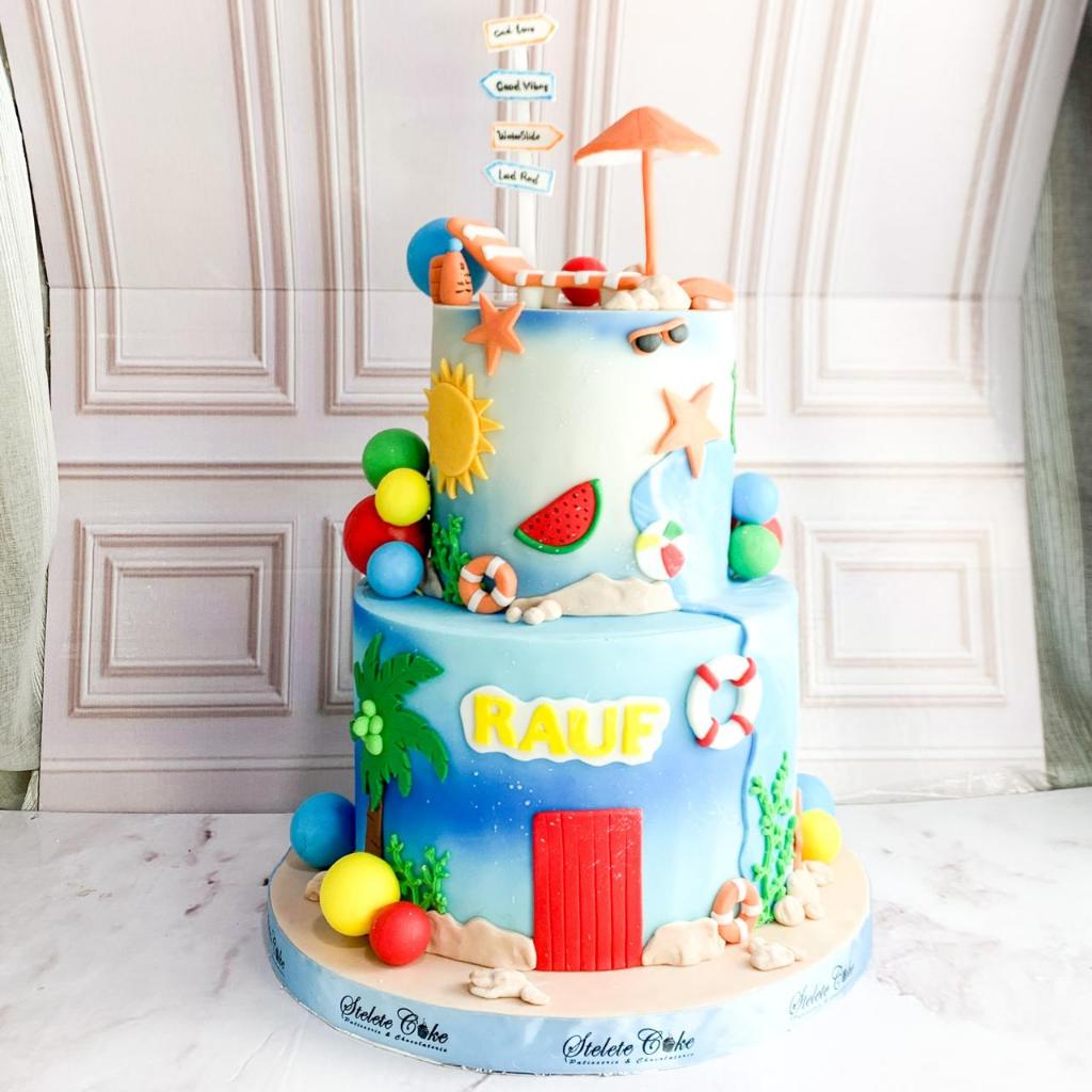 

Kue Ulang Tahun/Birthday Cake/Kue Ultah Tema Pantai/Kue Birthday Jakarta