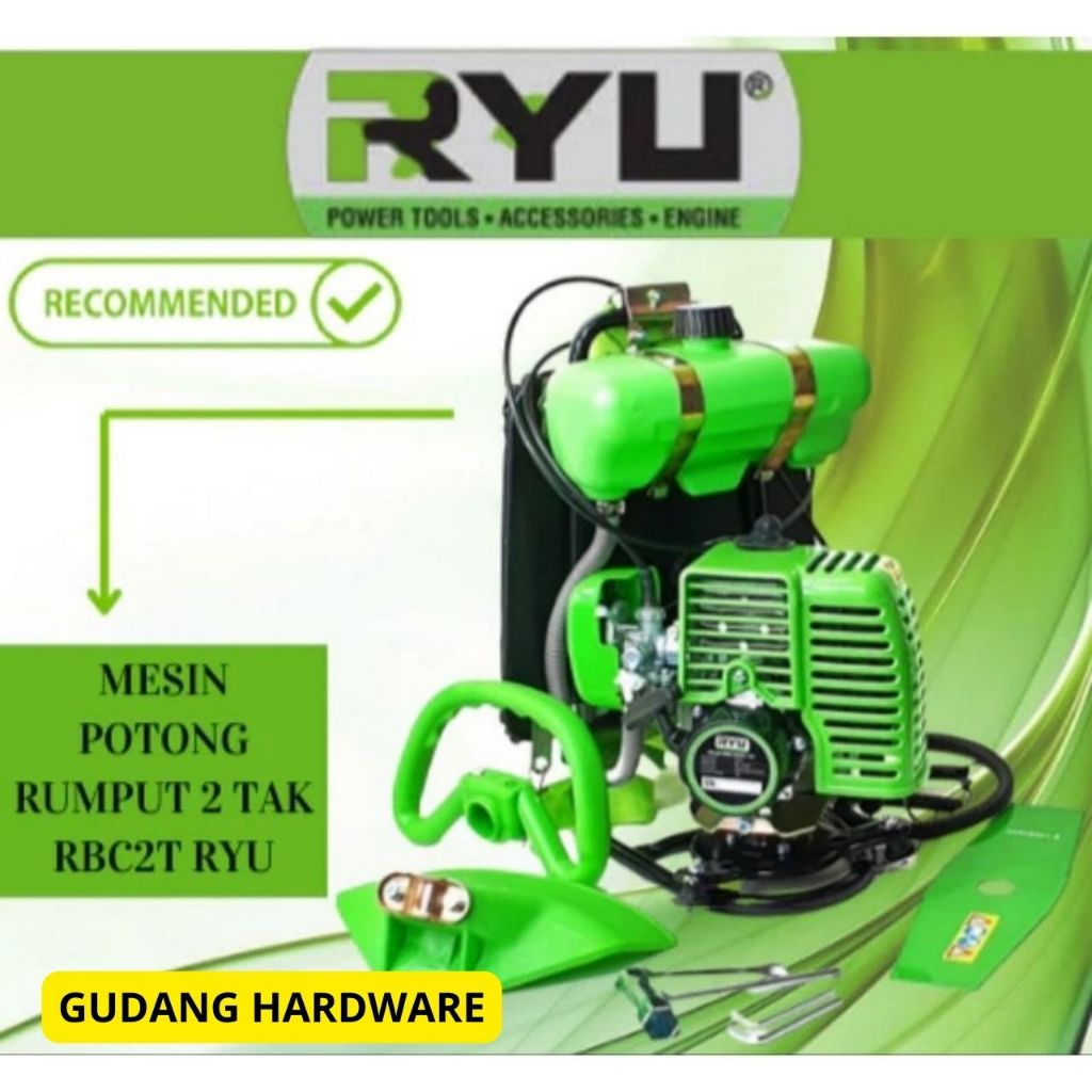 Ryu by tekiro mesin potong rumput RBC 2T jaminan 100% original