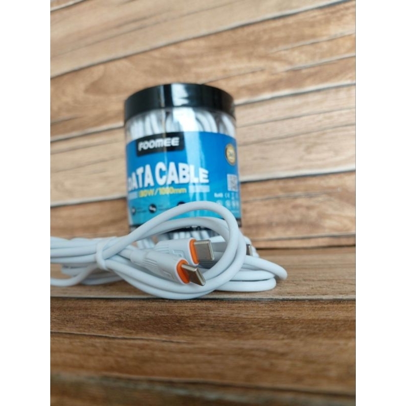 FOOMEE DA39-CC [1 Toples Isi 10Pcs] USB Type-C To Type-C Fast Charging 30W