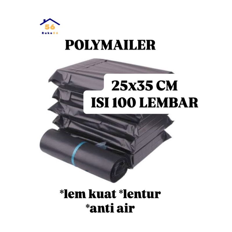 

Polymailer/Plastik Bungkus/Plastik Packing 25x35CM ISI 100PCS
