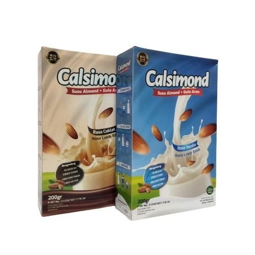 

CALSIMOND Susu Almond Plus Gula Aren 200 Gram Susu Pelancar ASI Bisa untuk Diet