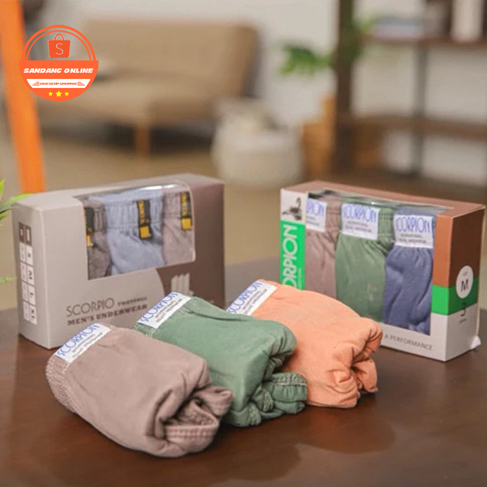 SEMPAK CELANA DALAM PRIA SCORPION  CD Underwear Pakaian Dalam Pria