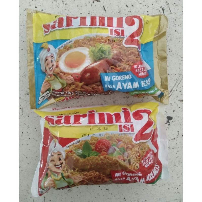 

Sarimi goreng rasa ayam kecap & kremes