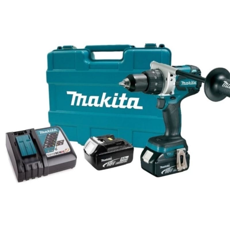 MAKITA DDF486RTE Cordless drill driver 18V Mesin Bor Makita Ddf486rte