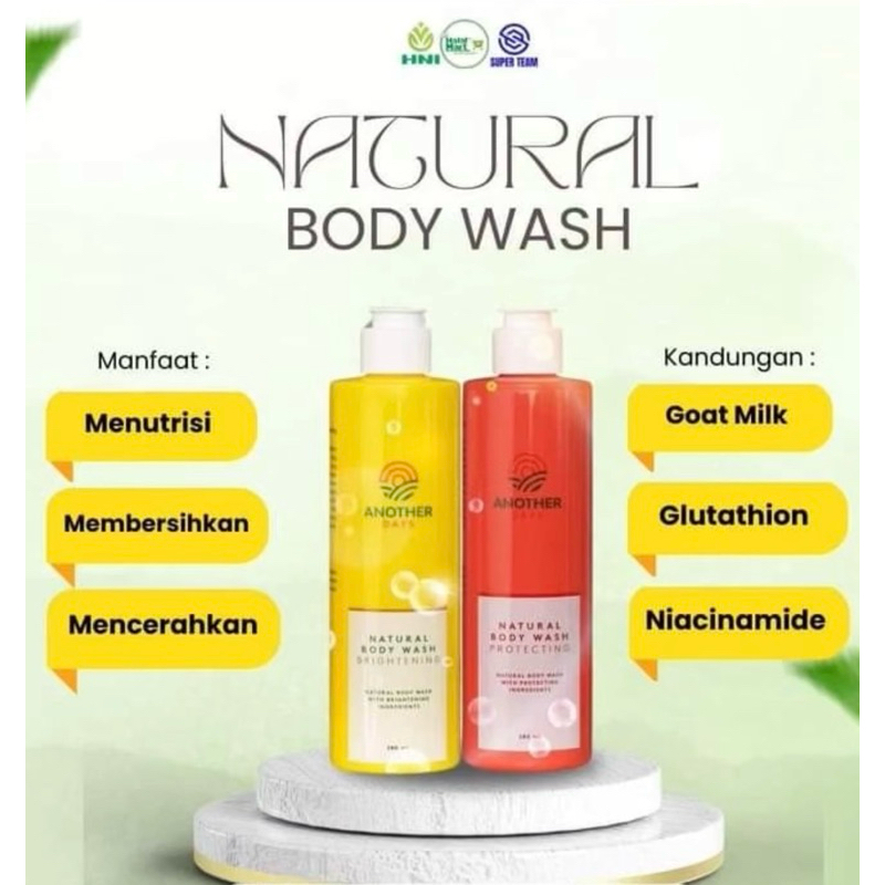 ANOTHER DAYS NATURAL BODY WASH SABUN CAIR HNI