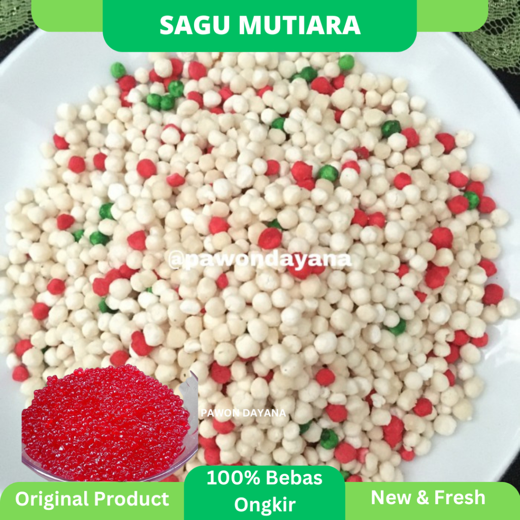 

Sagu Mutiara / Mutiara Warna Warni / Pacar Cina