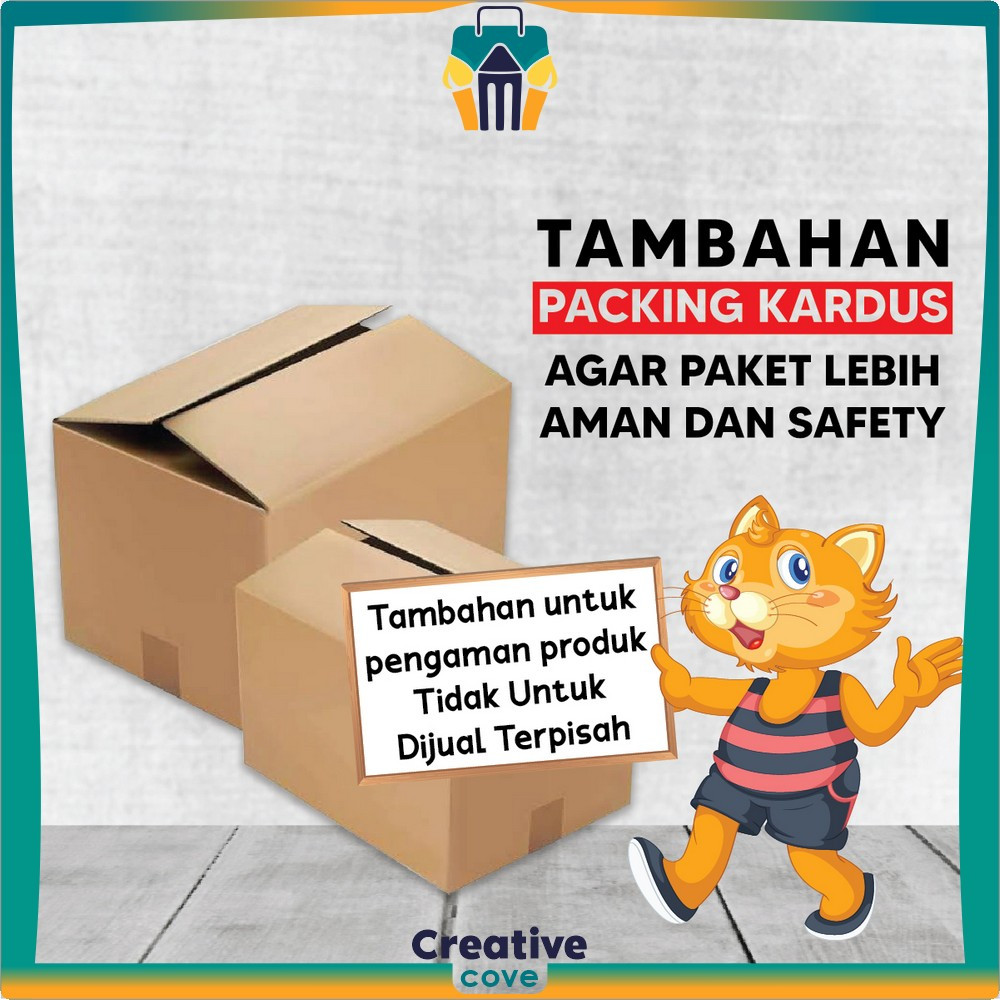 

Kardus Packingan Tambahan Packing Agar Paket Lebih Aman dan Safety Creative Cove