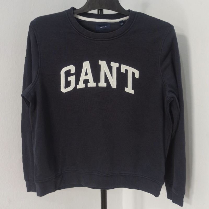 Crewneck Preloved Korea Size M | Navy Gant Sweatshirt