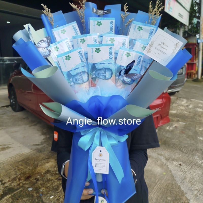 

Buket uang 5-10 lembar. by Angie_flow.store. hari ibu.. hari guru. lamaran. ulang tahun. wisuda