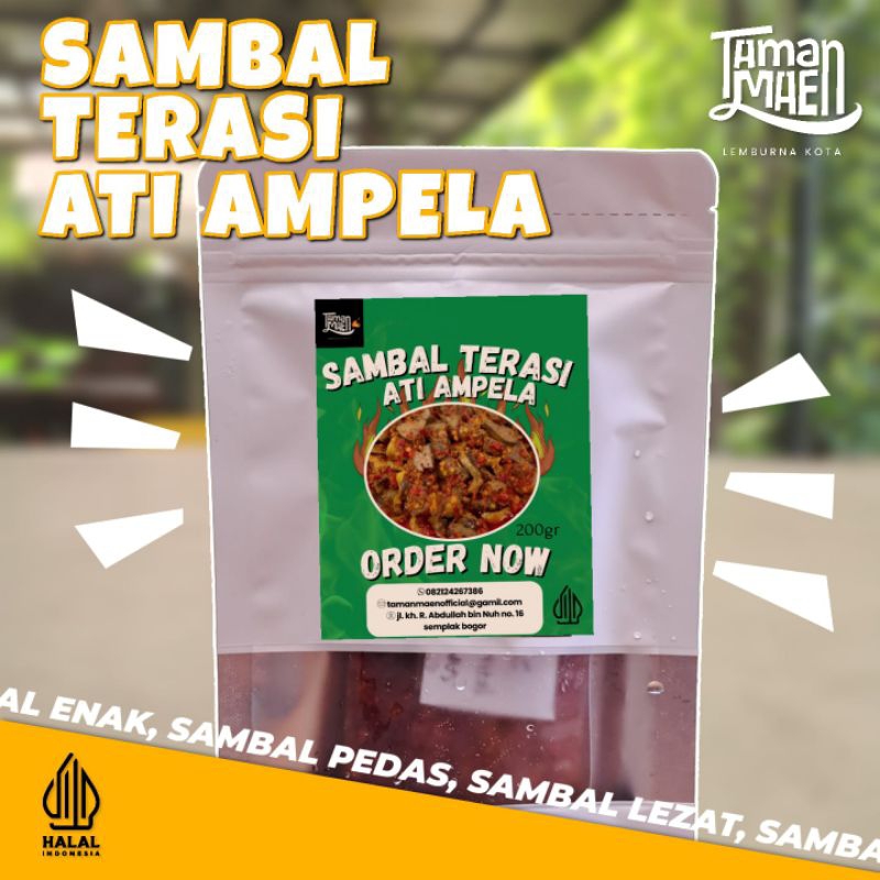 

Sambal Terasi Ati Ampela By Taman Maen - 200g - Sambal, ati ampela