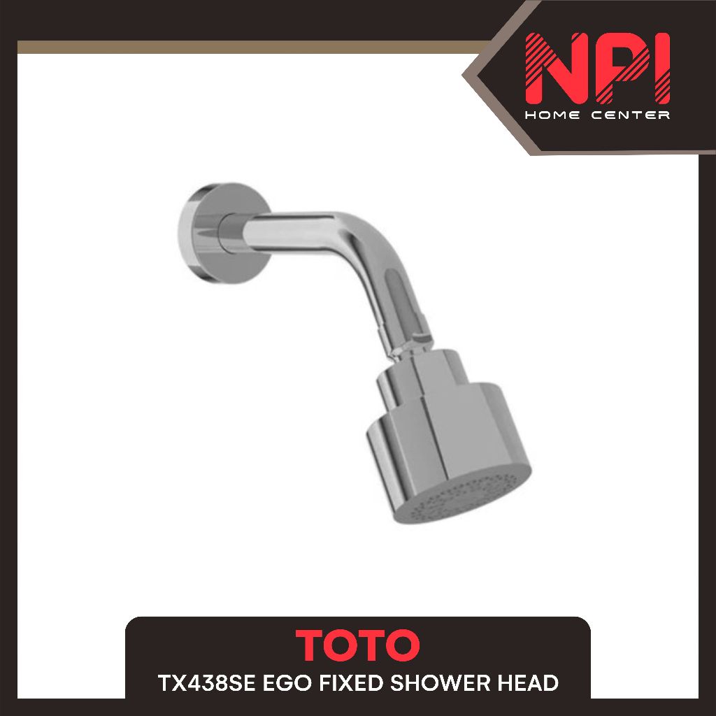 Toto - Wall Mounted Fixed Head / Kepala Shower Tanam Tx 438 Se / Tx438se