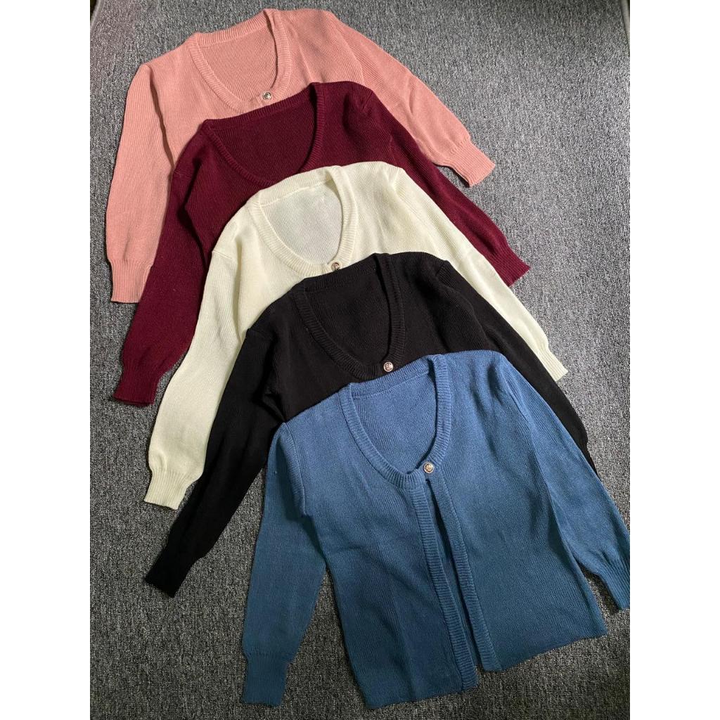 Cardigan Rajut Anak Kancing 1 Polos