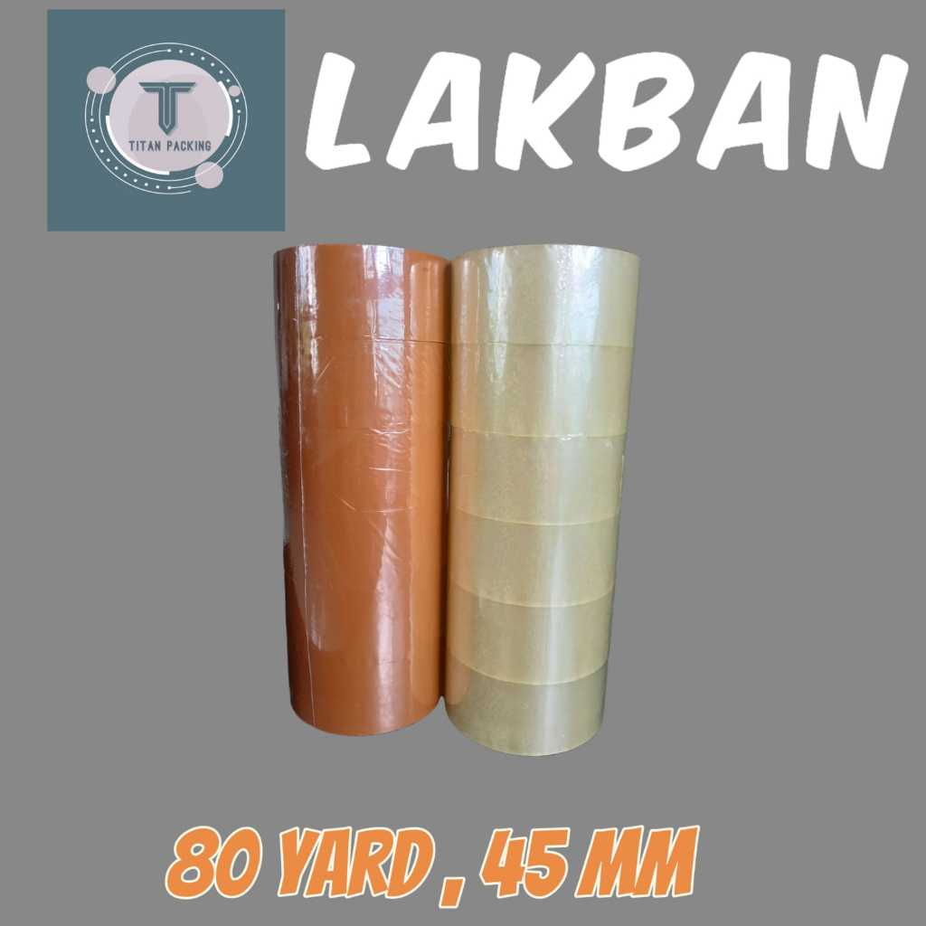 

LAKBAN BENING COKLAT 2INCH 45MM X 80YARD