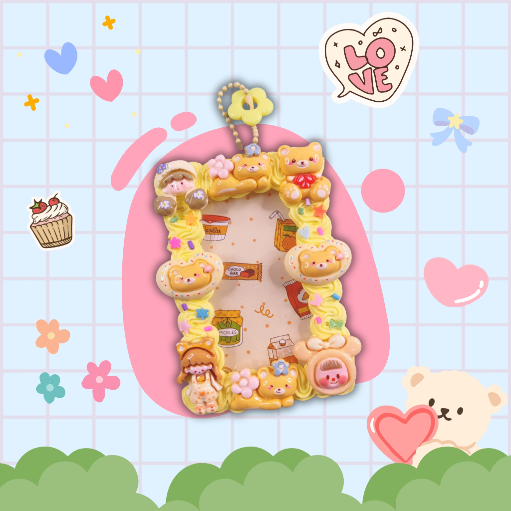 

[MINIMON] CARD HOLDER AKRILIK DECO/CAHOL KPOP DECO/ID HOLDER/BAG CHARMS/PC HOLDER DECO/PHOTOCARD HOLDER