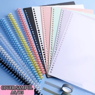 

Binder A5 B5/DIY plastik binder cover/warna permen cover binder A5 B5 sampul binder