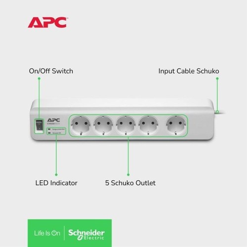 APC PM5GR Surge Protector PM5-GR colokan anti petir