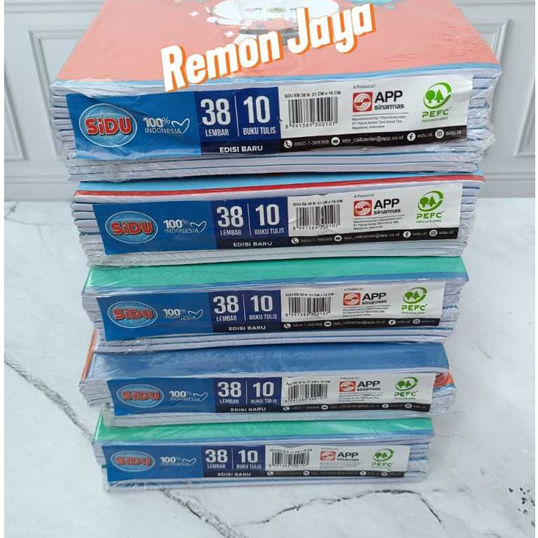 

Promo Buku Tulis Sinar Dunia / Sidu 38 Lembar Isi 10 Buku