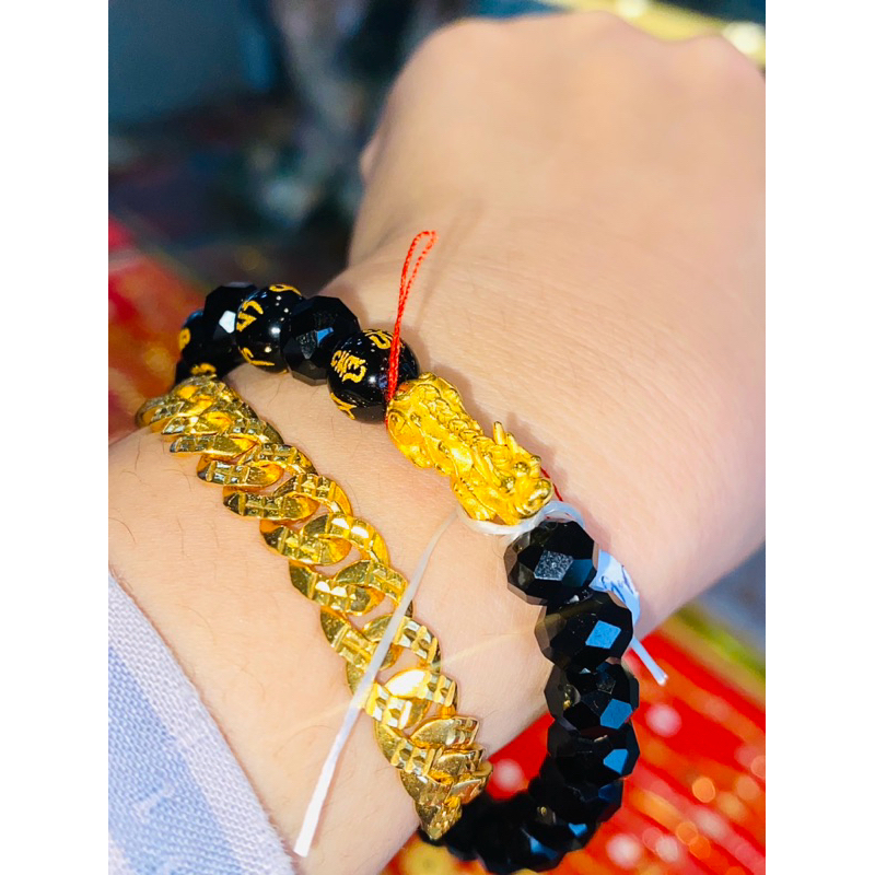 Gelang Emas Wanita Asli 16K(karat)/CAP 700 Pandora Pixue FREE CRISTAL