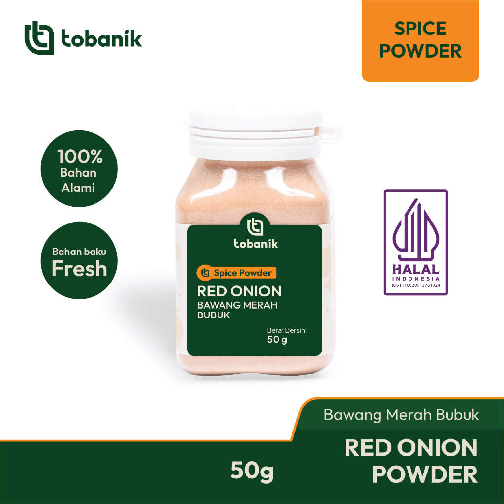 

Red Onion Powder / Bawang Merah Bubuk 50 Gram