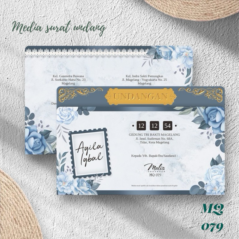 Undangan pernikahan bogor cd maliq - MEDIASURATUNDANG