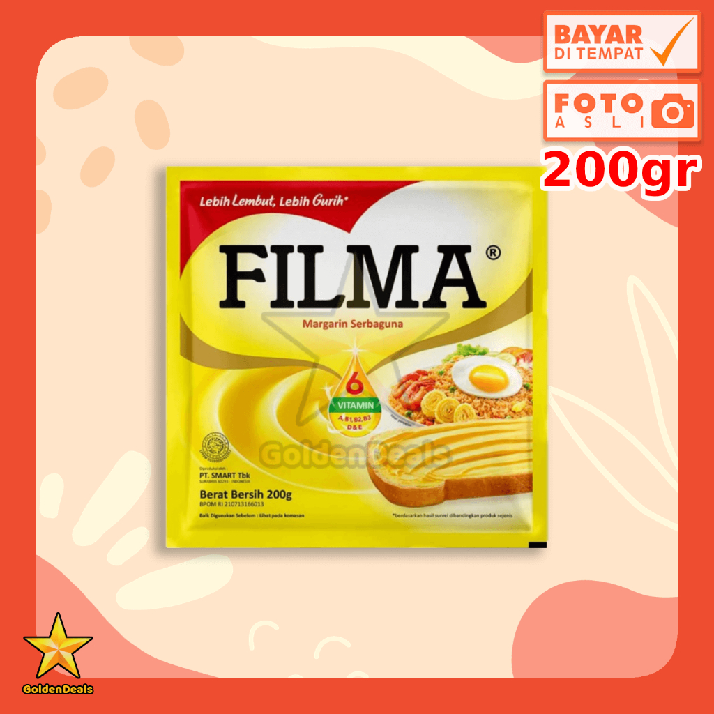 

PROMO GD3 TANGGAL 23 - 28 DESEMBER [200 Gram] Filma Margarin Serbaguna Sachet 200 gr