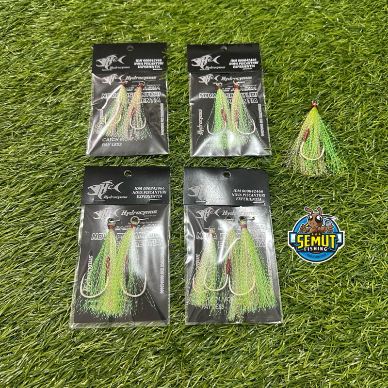 KAIL HYDROCYNUS ASSIST HOOK MALAY SERIES UNTUK TENGGIRI DENGAN KEVLAR WIRE