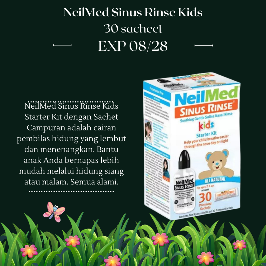 Neilmed Sinus Rinse Kids Pediatric Starter Kit 30