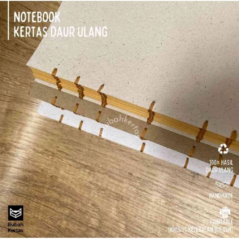 

Custom Notebook dengan Kertas Daur Ulang