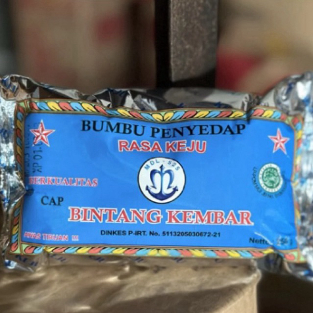 

Bumbu Tabur Rasa keju MDL-525 Bintang Kembar Cap Berkualitas