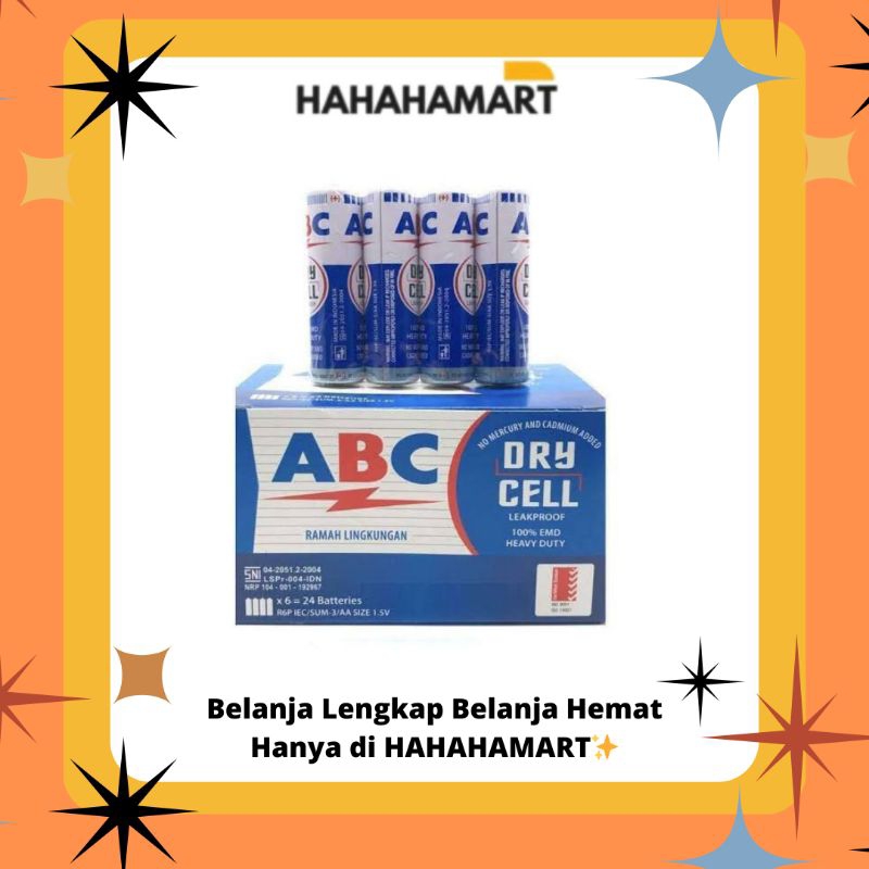 ABC Baterai Kecil AA2 Harga Karton Isi 288 Pcs