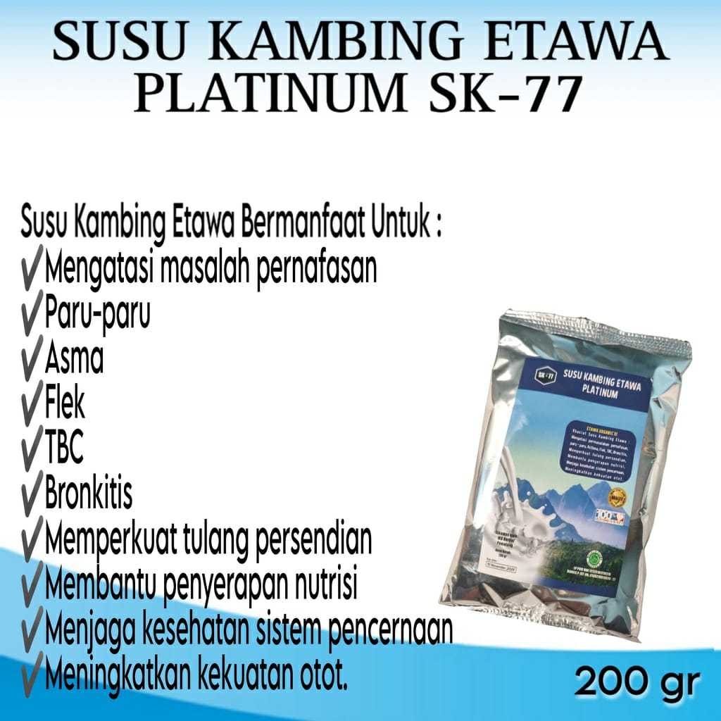

SUSU KAMBING ETAWA SK77 PLATINUM ORIGINAL 200GR
