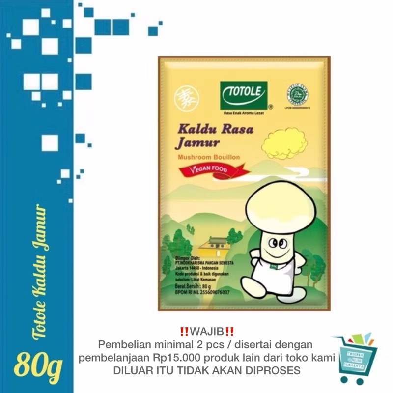

Totole Kaldu Jamur 80gr