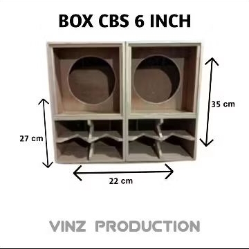 Box Cbs 6 inch 8 inch // Box Subwoofer