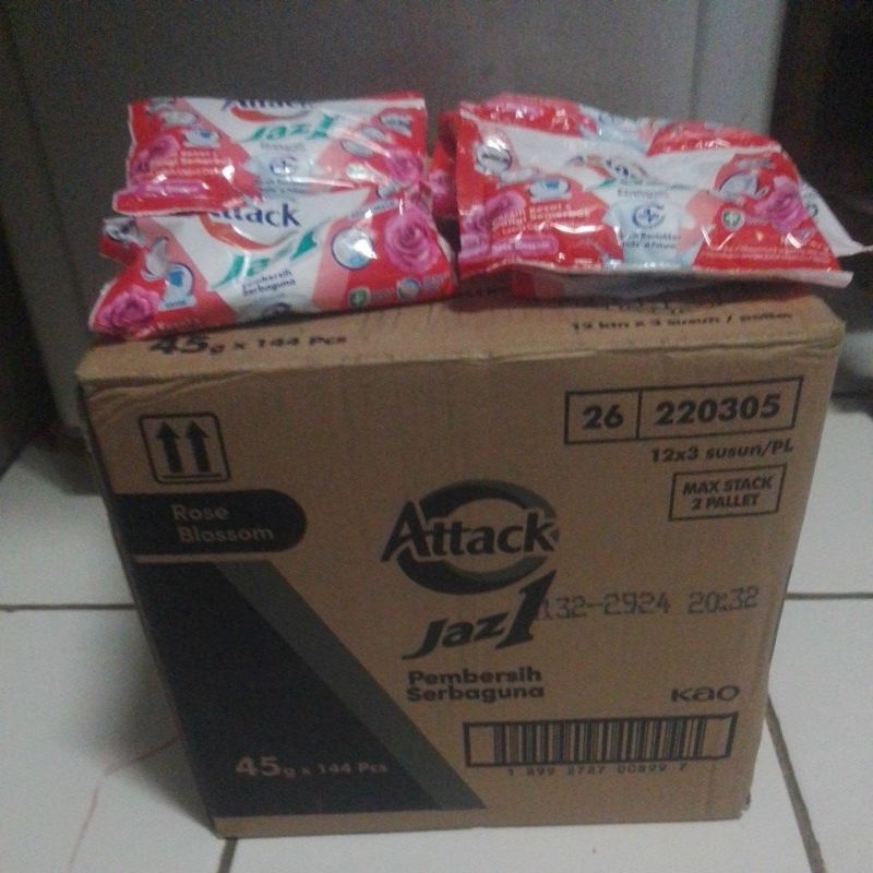 Attack Jazz1 rose blossom Netto 45gram jual per dus