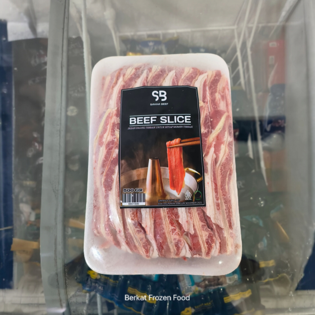 

AUS BEEF SLICE / BEEF SHORTPLATE / DAGING SAPI SLICE AUSTRALIA SAKHA 500 GR MURAH DAN HALAL