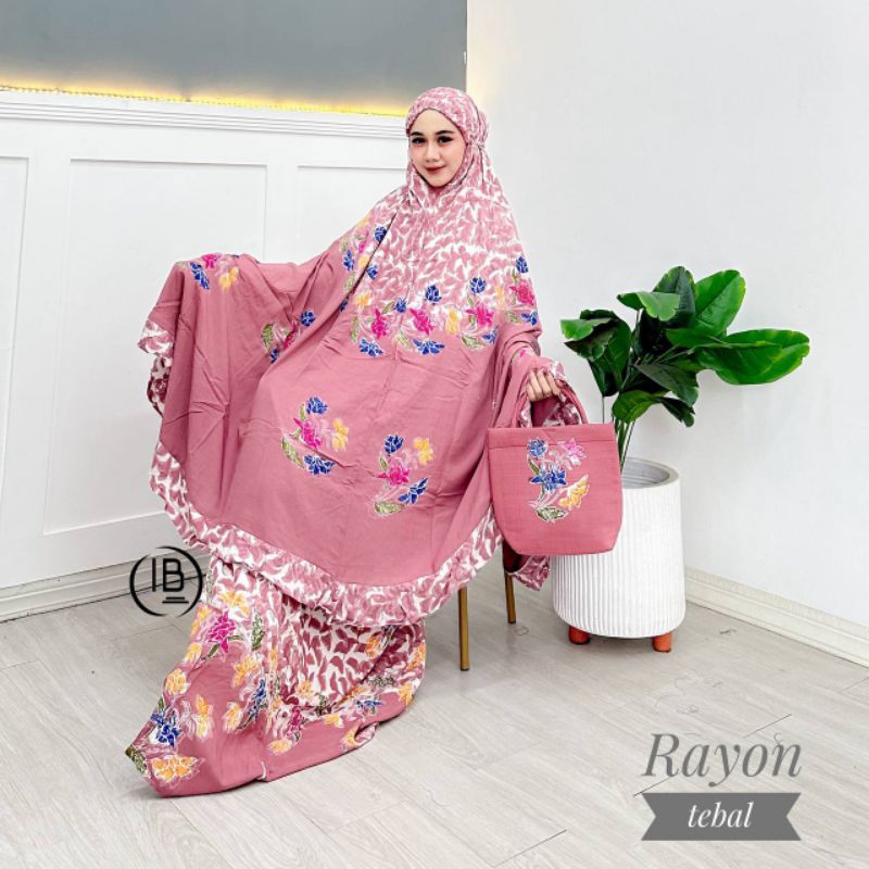 MUKENA BATIK CAP MUKENA BATIK PEKALONGAN MUKENA BATIK DEWASA