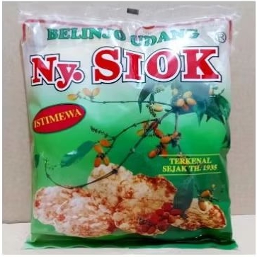 

Belinjo Udang Ny Siok istimewa emping manis