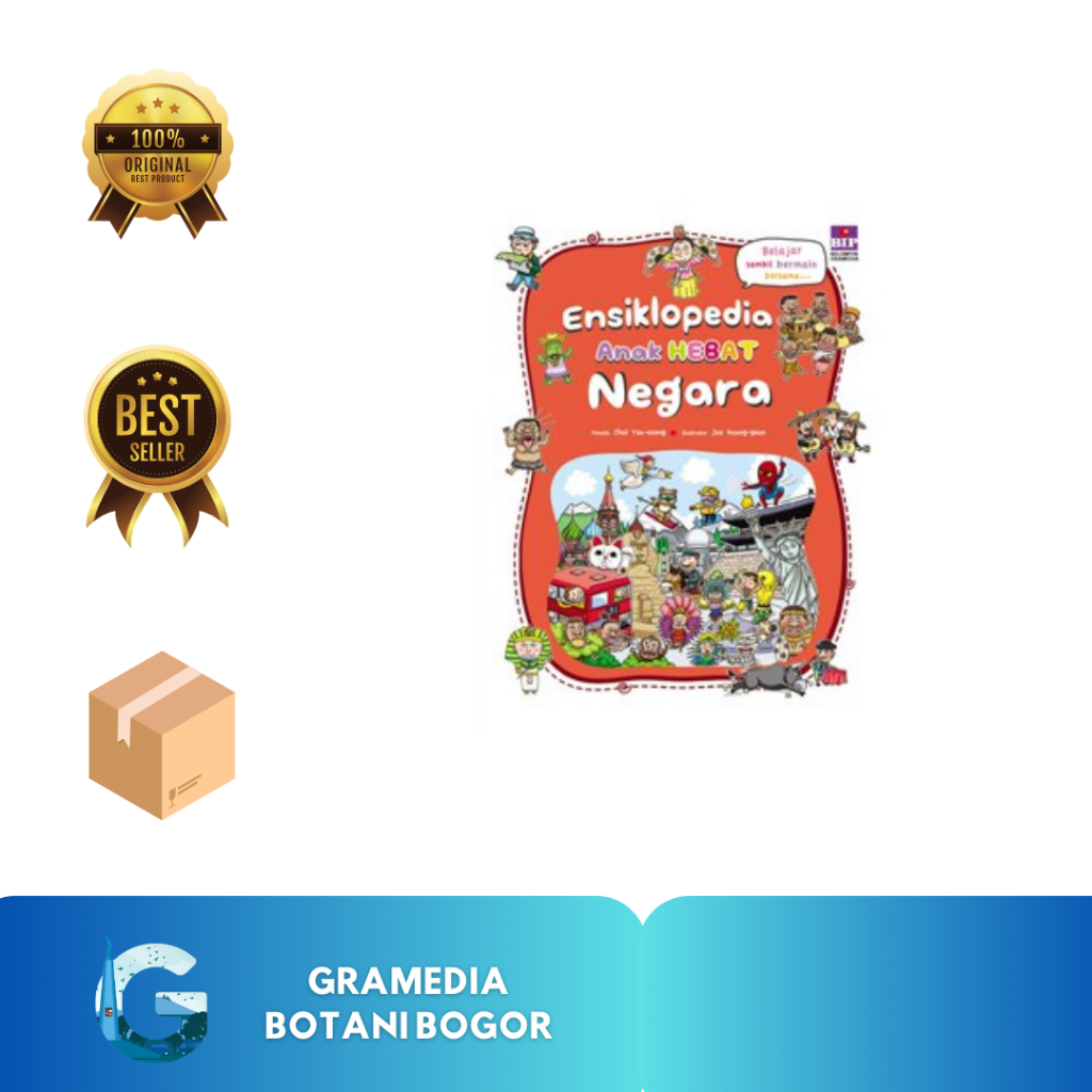 Gramedia Bogor - Buku Anak Ensiklopedia Anak Hebat Negara