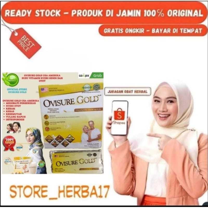 

PROMO KHUSUS HARI INI !!! Ovisure Gold Original Asli Susu Kesehatan Tulang Sendi 100% ORIGINAL AMPUH