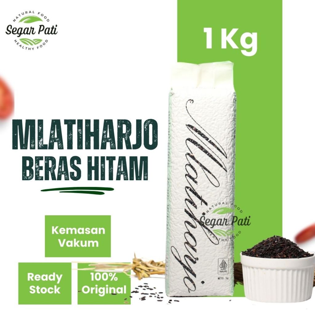 

Mlatiharjo Beras Hitam Premium - Cocok untuk Diet ataupun Diabet / Black RIce / Forbidden RIce