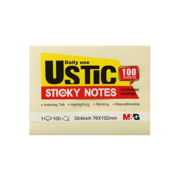 

TBMO M&G STICKY NOTES USTIC 100S 76X102 YS-475 10029299/ AS34U189 -