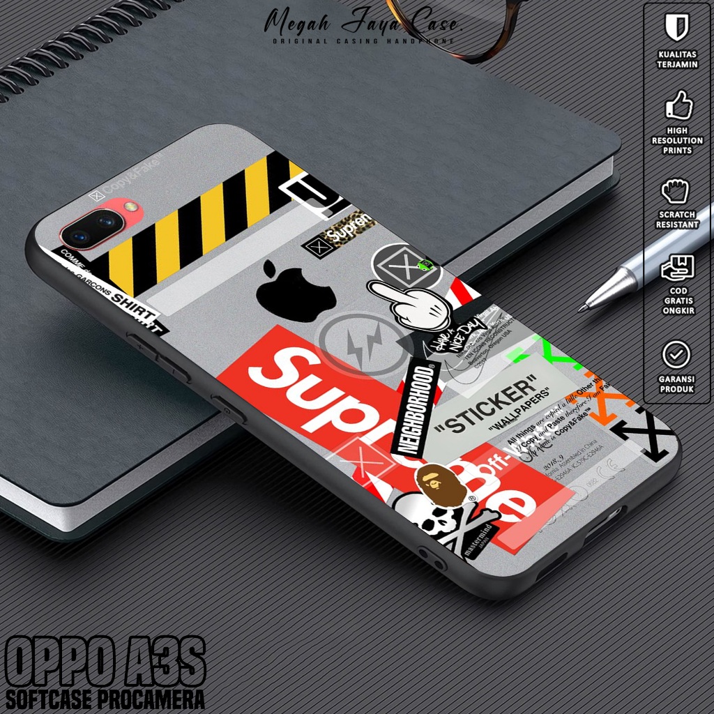 Case Oppo A3S - Casing Hp Oppo A3S Motif BA - Silikon Oppo A3S - Softcase Hp Oppo A3S - Kondom Hp OP