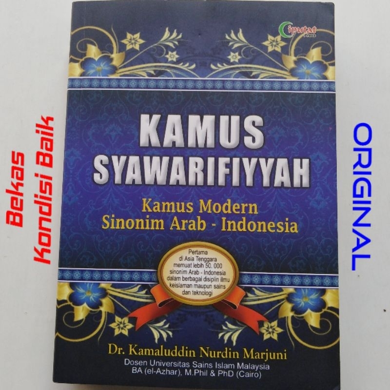 Buku Kamus Modern Sinonim Bahasa Arab Indonesia