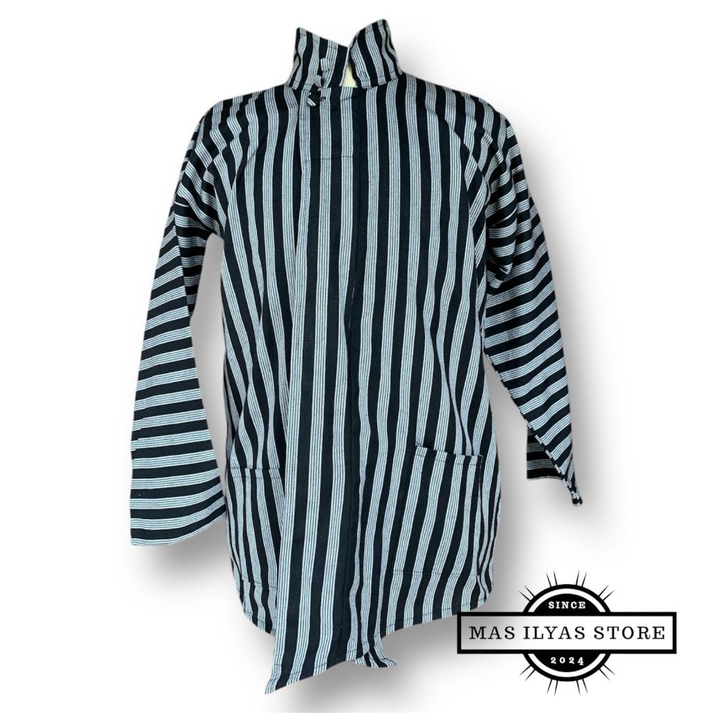 Baju Surjan Lurik Pria Dewasa/Baju Adat Jawa Pria/Baju Lurik Jogja