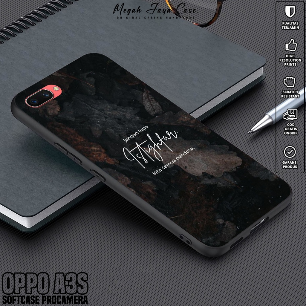 Case Oppo A3S - Casing Hp Oppo A3S Motif QUOTES - Silikon Oppo A3S - Softcase Hp Oppo A3S - Kondom H