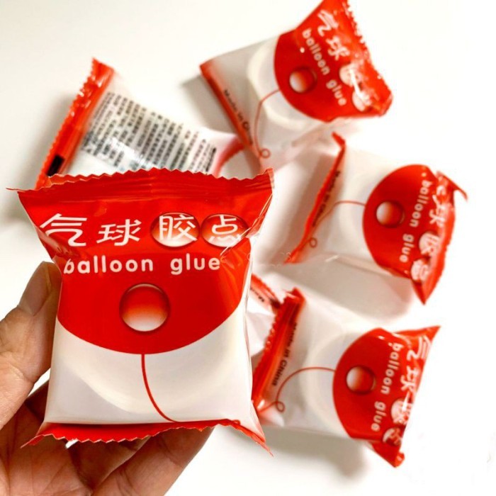 

Lem Bulat Balon Serbaguna Bolak Balik 2 Sisi Kertas Plastik Karet/Sticky Glue Balloon Double Tape Multi Purpose Paper Plastic Rubber