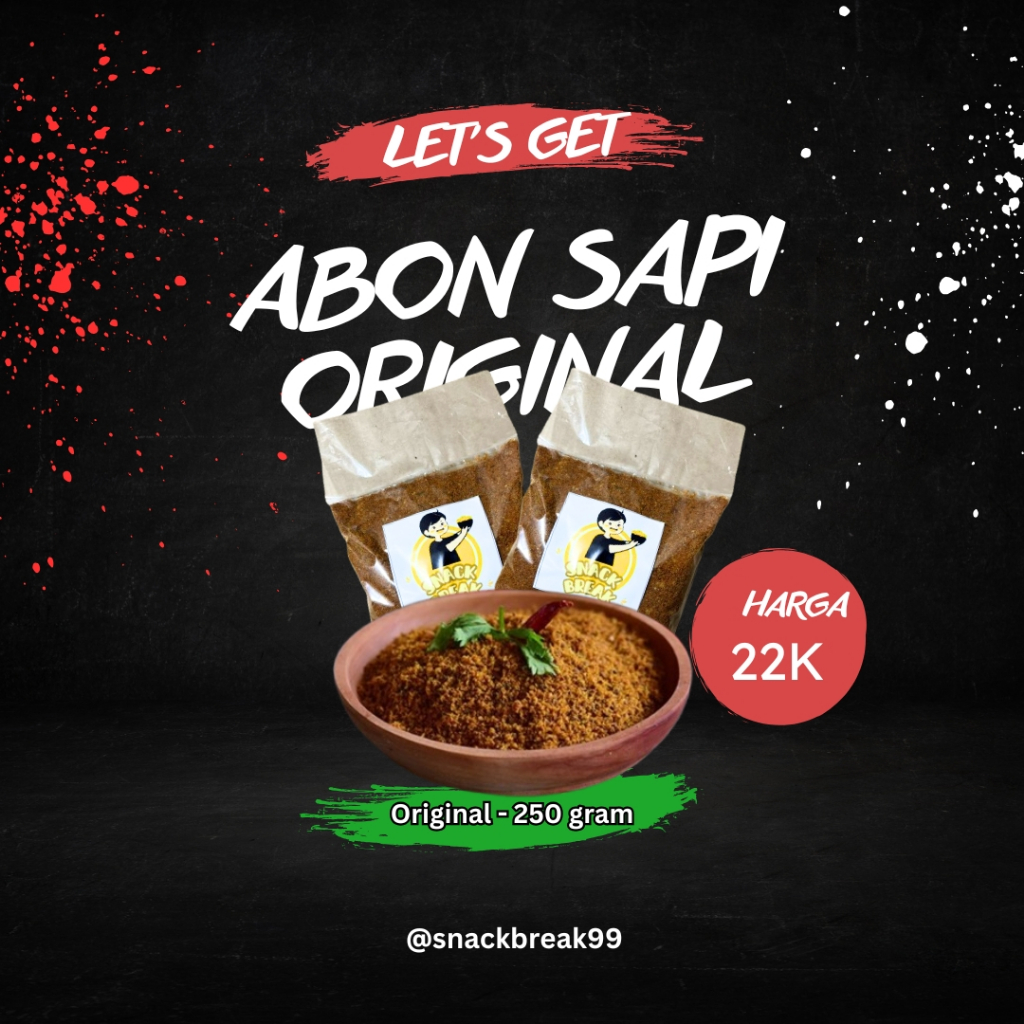 

Abon Daging Sapi Original 250 gram
