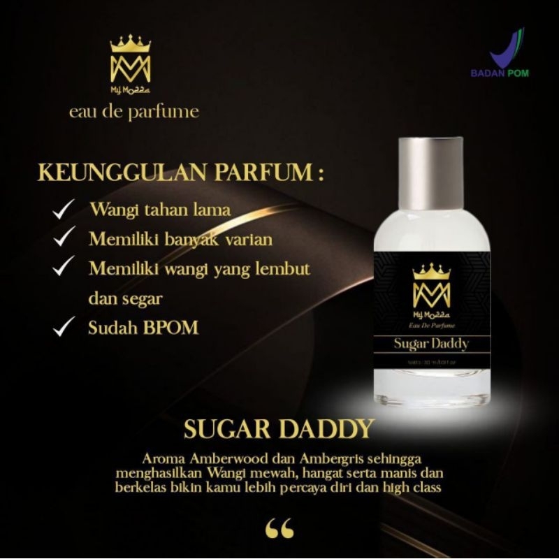 parfum my mozza varian SUGAR DADDY 100%ORI