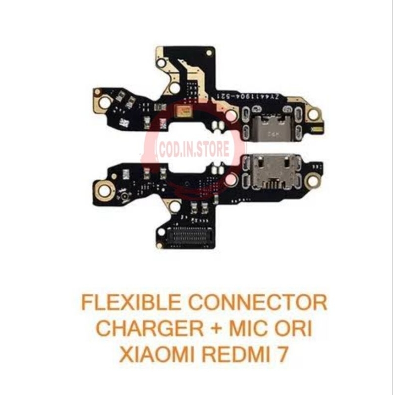 Papan Cas Xiaomi Redmi 7 Papan PCB Konektor Cas Ori + Ic